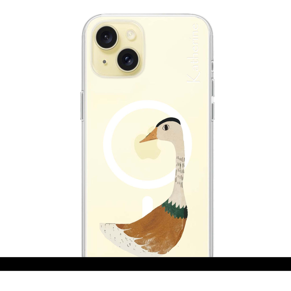 Meadow Honk iPhone 15 Magsafe 兼容水晶透明保護殼