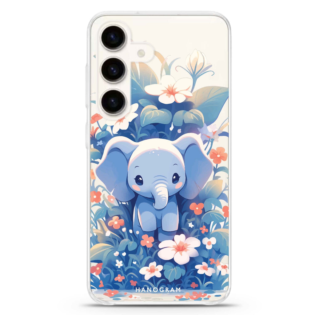Elephant’s Oasis Samsung Galaxy S26/S25/S24 水晶透明保護殼正面展示