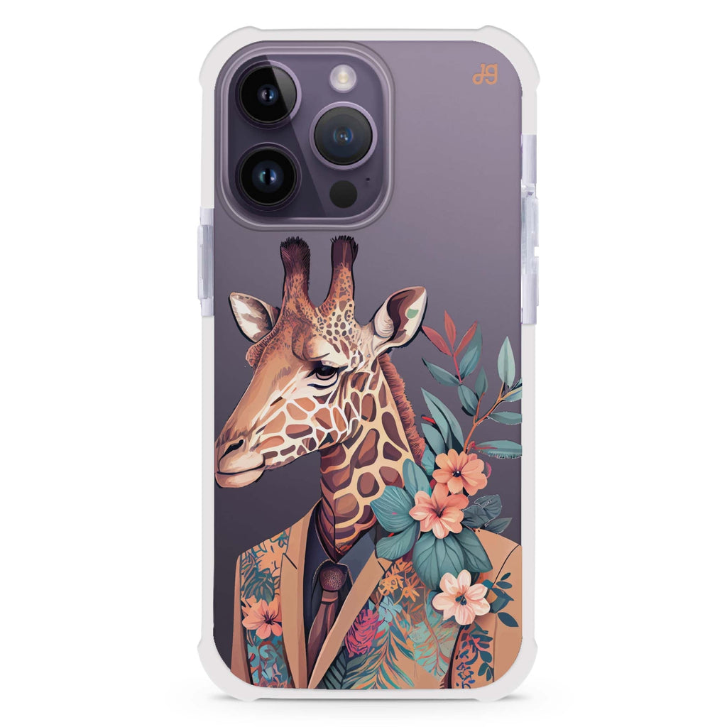 Giraffe & floral 超強防摔保護殼