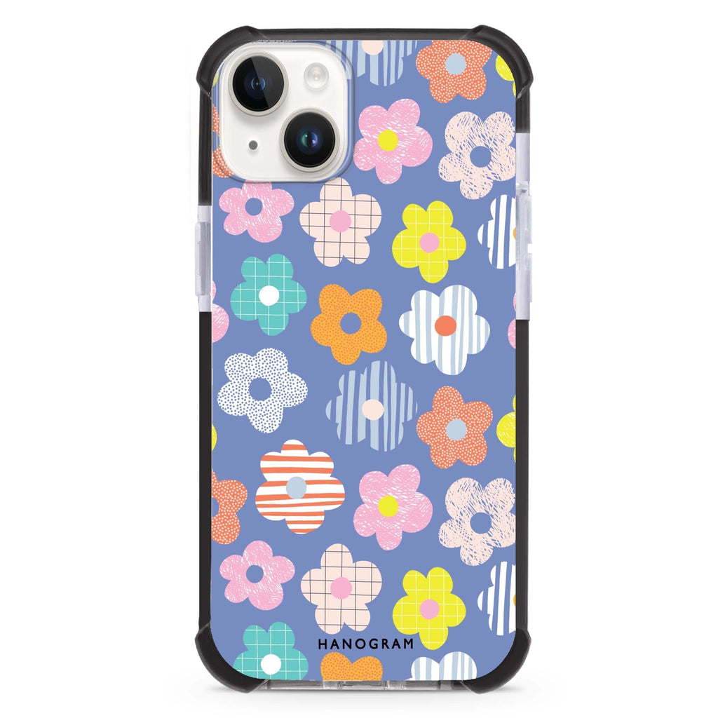 Floral Pattern iPhone 15 Plus Magsafe 兼容超強防摔保護殼