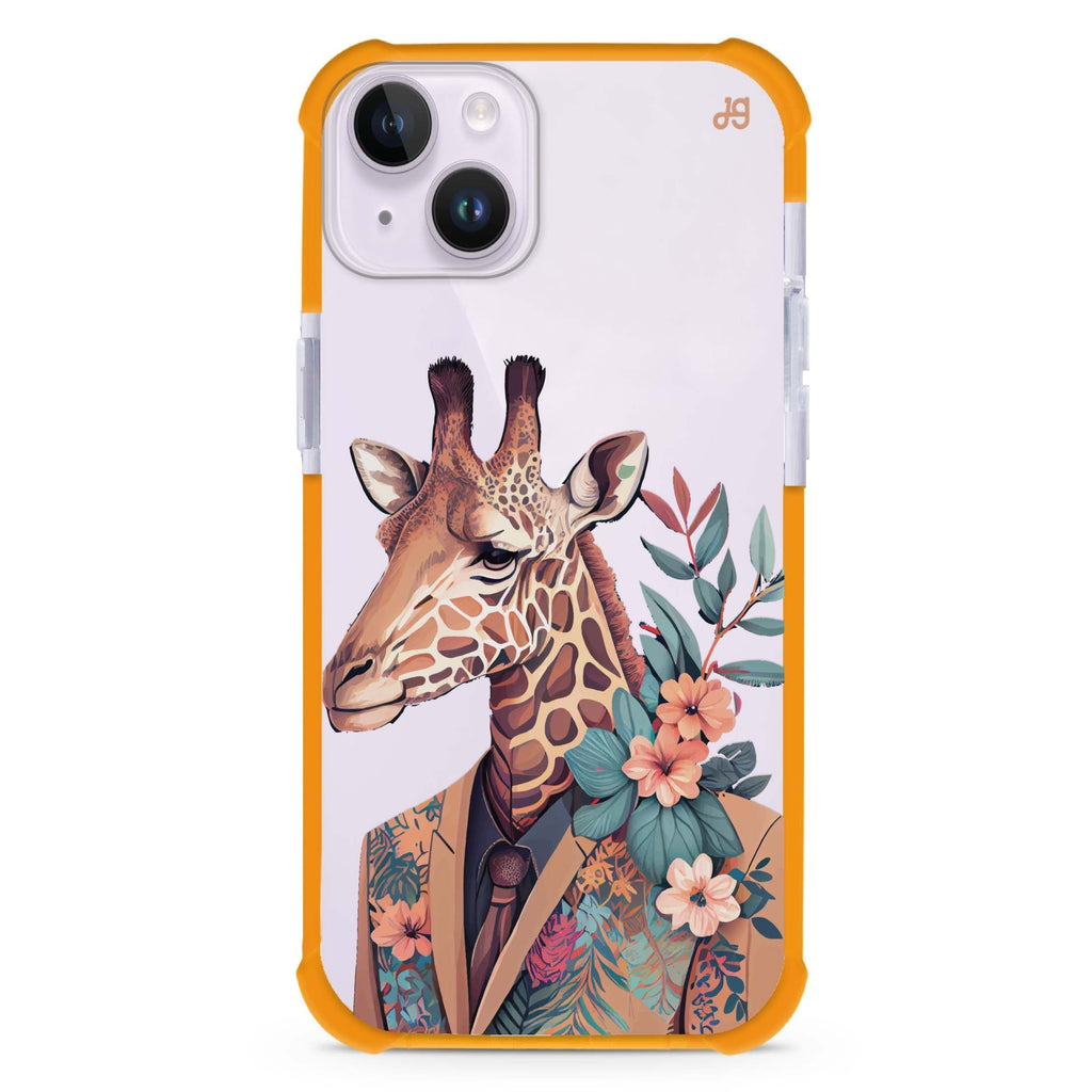 Giraffe & floral 超強防摔保護殼