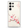 Cherry Bliss Samsung Galaxy Ultra 可加名字透明保護殼，適用 S26/S25/S24/S23 Ultra，圖1