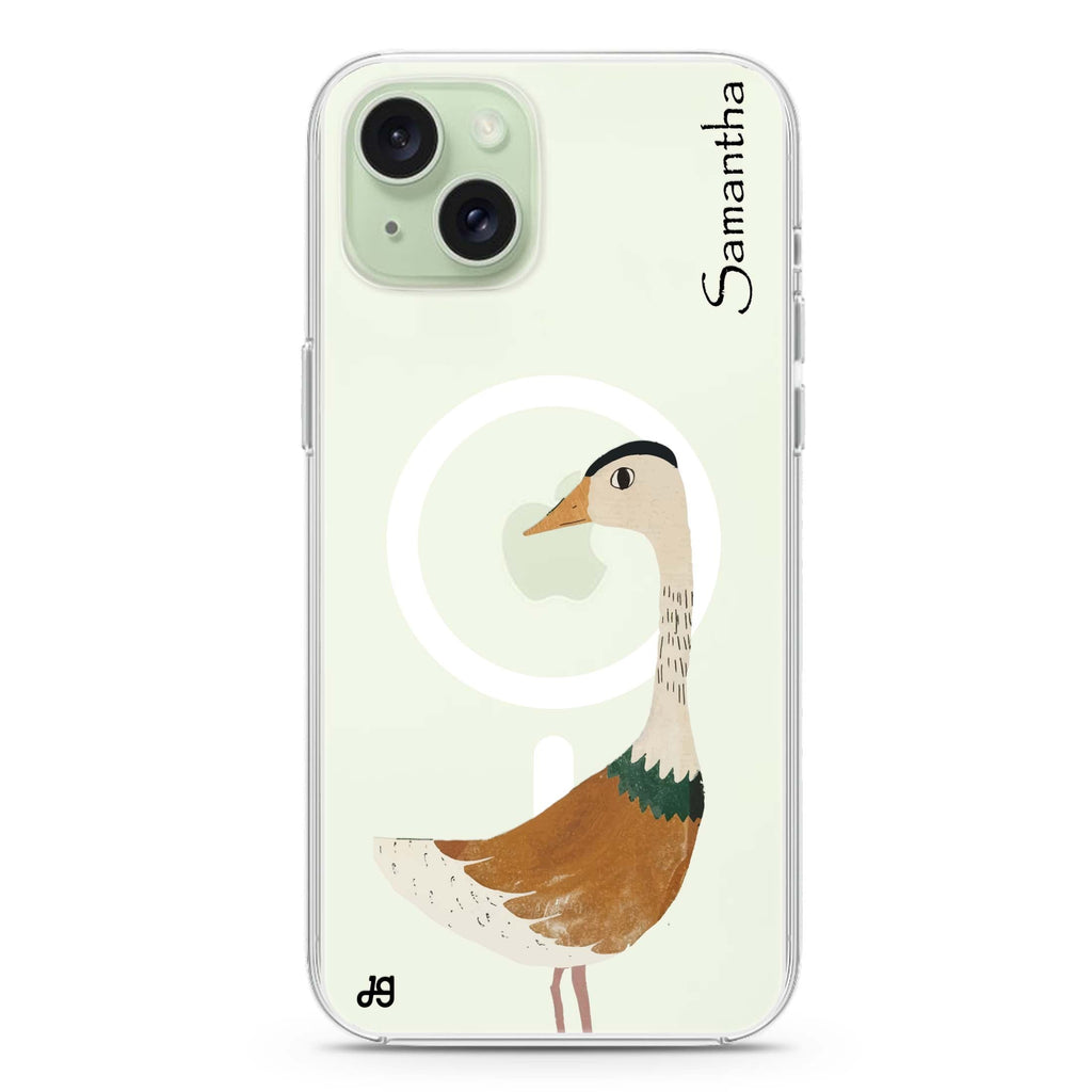 Meadow Honk iPhone 15 Plus Magsafe 兼容水晶透明保護殼