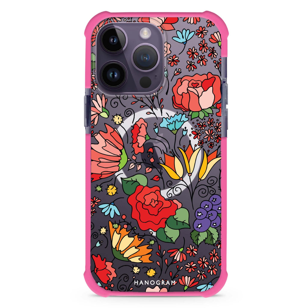 Petal Poetry iPhone Magsafe 兼容超強防摔保護殼