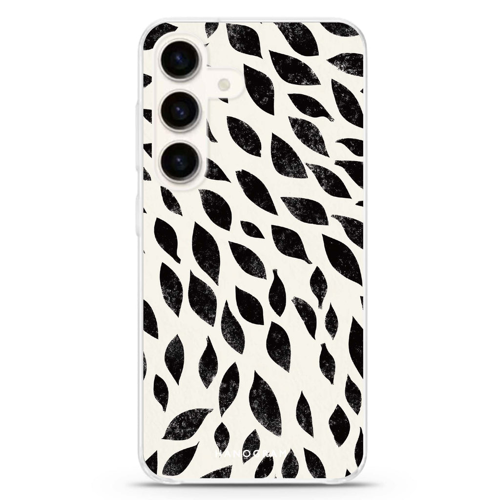 Ocean Weave Samsung Galaxy S26/S25/S24 水晶透明保護殼正面展示