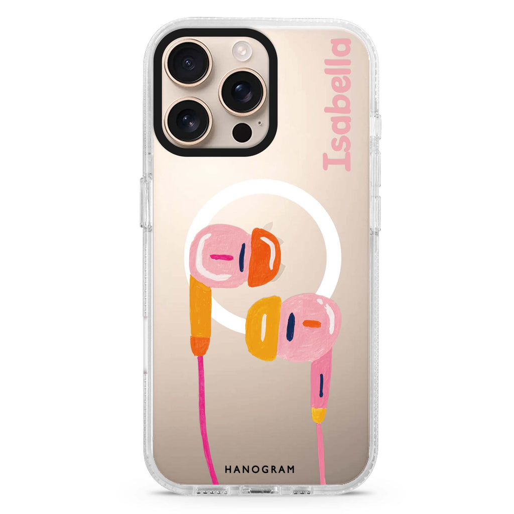 Pastel Beats Magsafe 兼容水晶透明保護殼