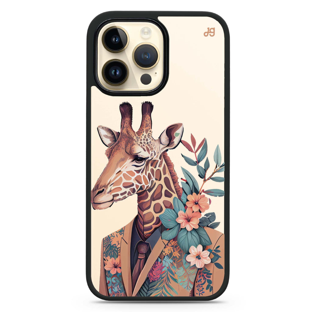 Giraffe & floral 防衝擊保護殼