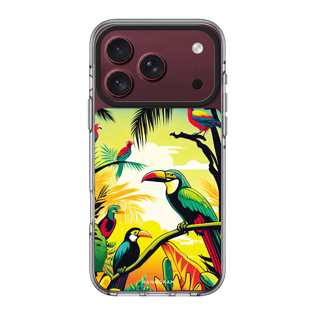 Tropical birds 水晶透明保護殼