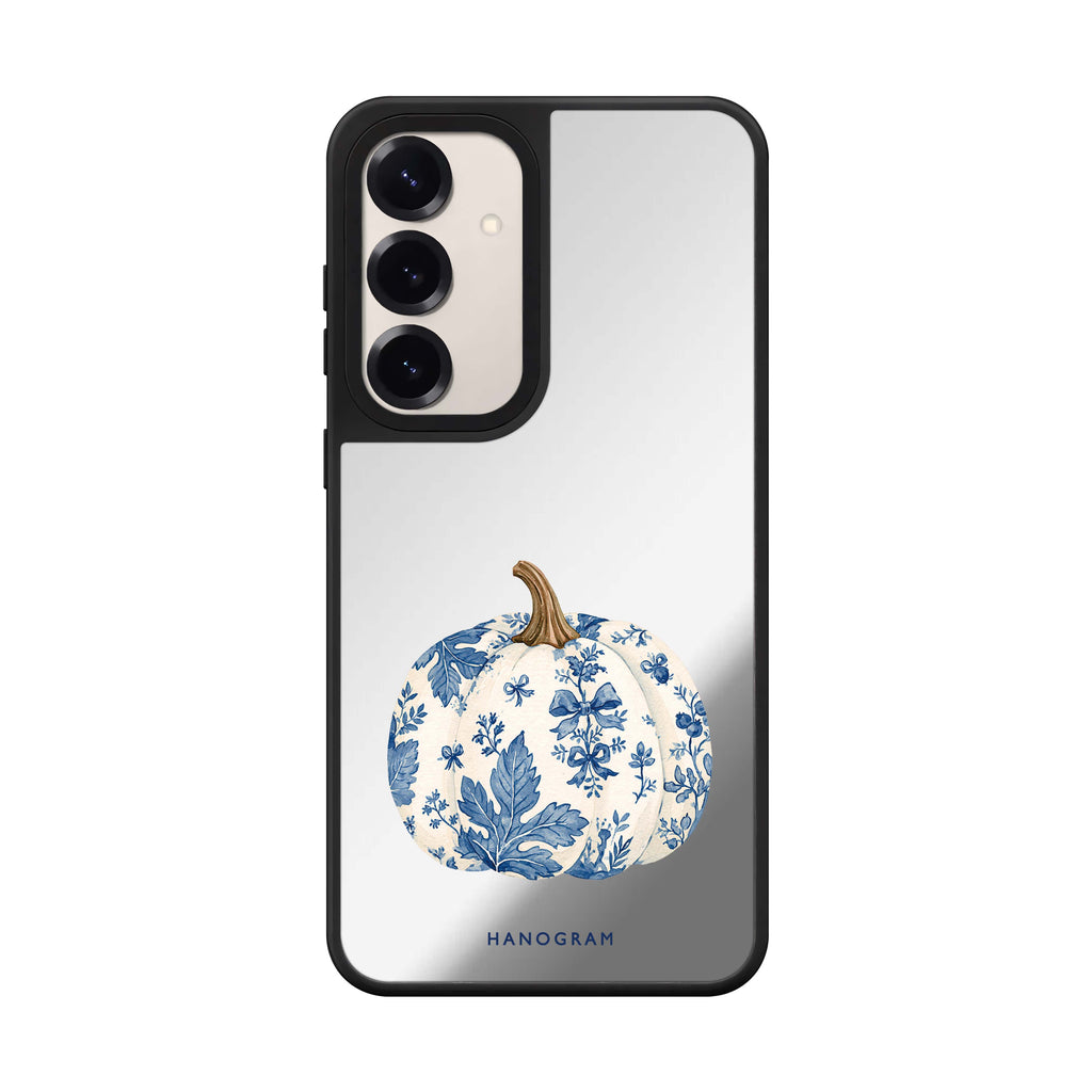 Blue China Pumpkin 鏡面手機殼