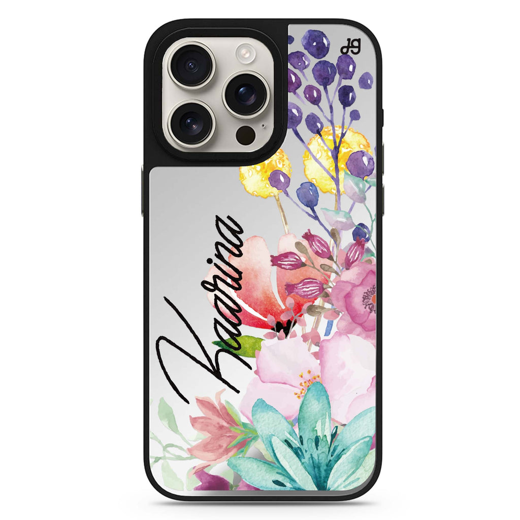 Precious Garden Florals 鏡面手機殼