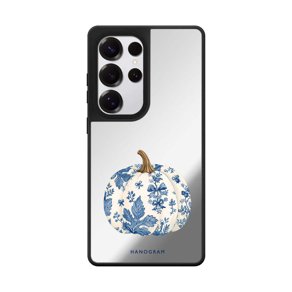 Blue China Pumpkin Samsung Galaxy 鏡面手機殼