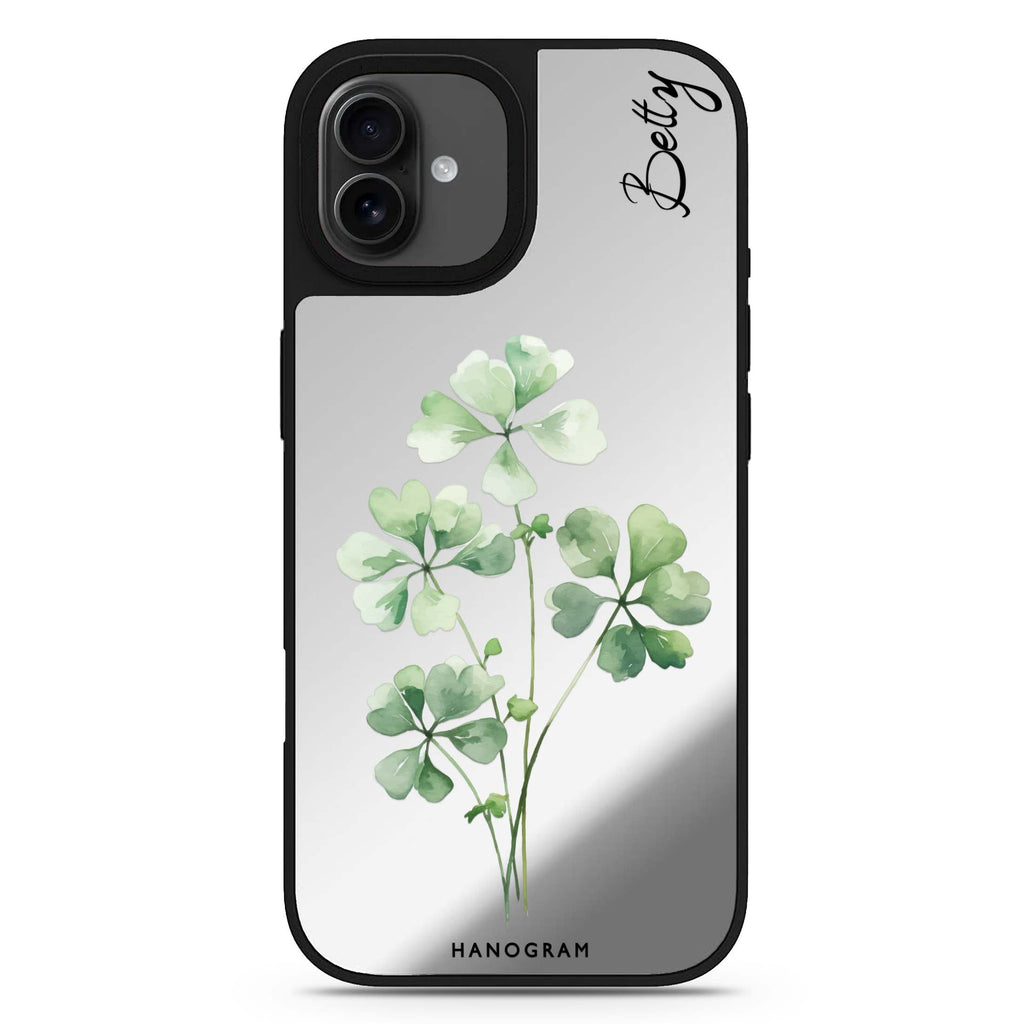 Luck's Leaf iPhone 17 鏡面手機殼 主圖設計