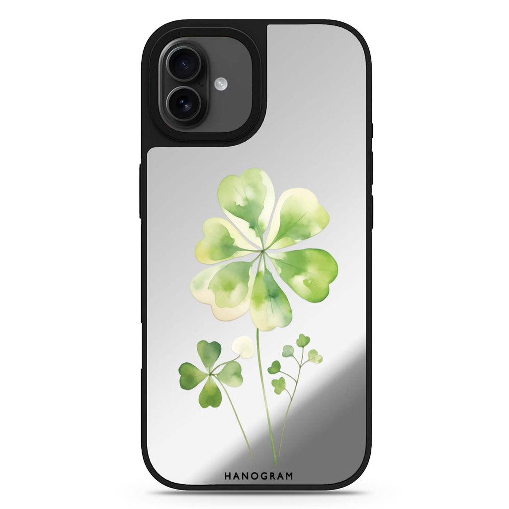 Clover's Heart iPhone 17 愛心鏡面手機殼 主圖設計
