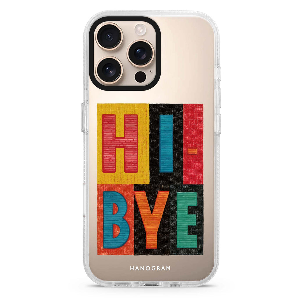 Hi Bye 水晶透明保護殼