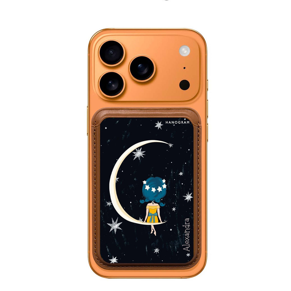 Cute Girl Moon Magsafe 卡套