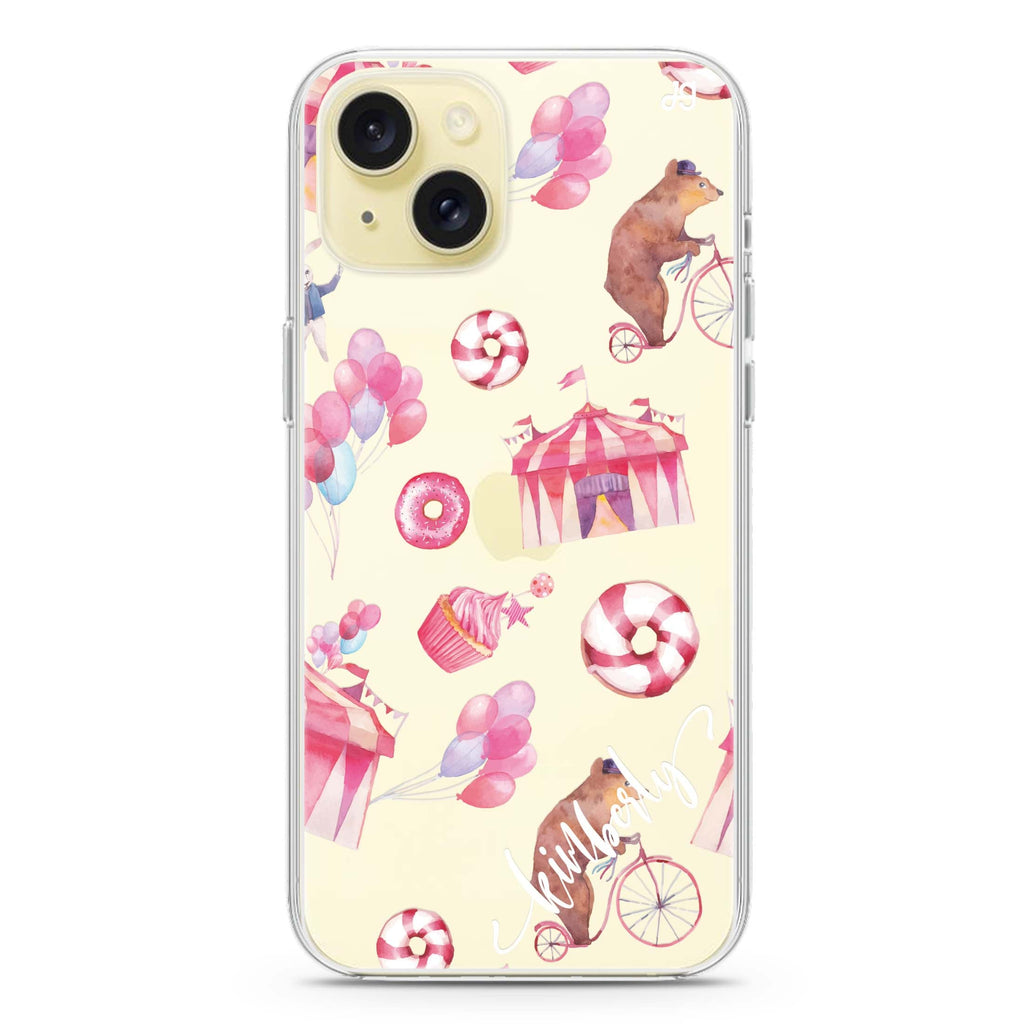 Red Circus iPhone 15 水晶透明保護殼