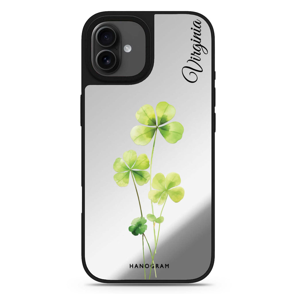 Trinity Blossom iPhone 17 花卉鏡面手機殼 主圖設計