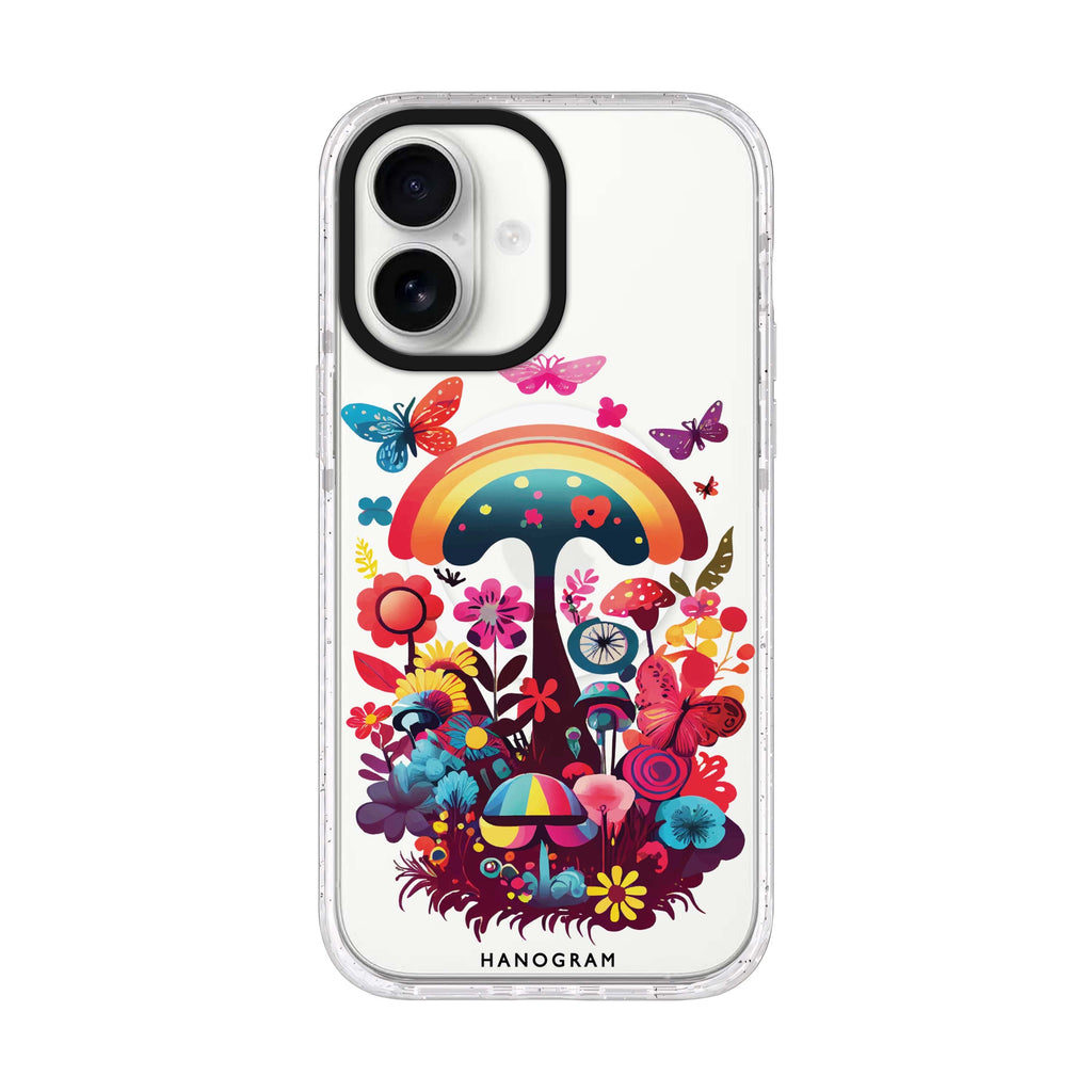 Magic Garden iPhone 17 水晶透明保護殼正面展示