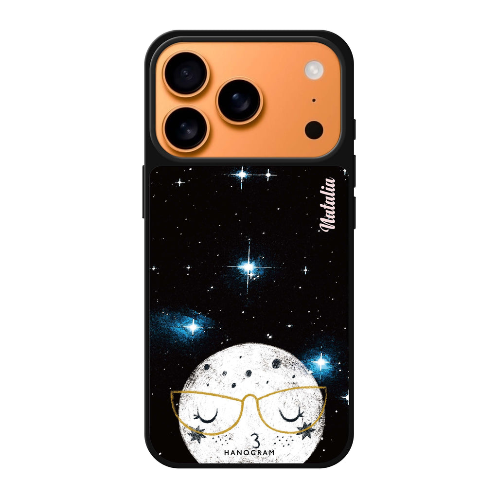 Glasses Moon 月亮 iPhone 17 Pro Max 鏡面手機殼主圖