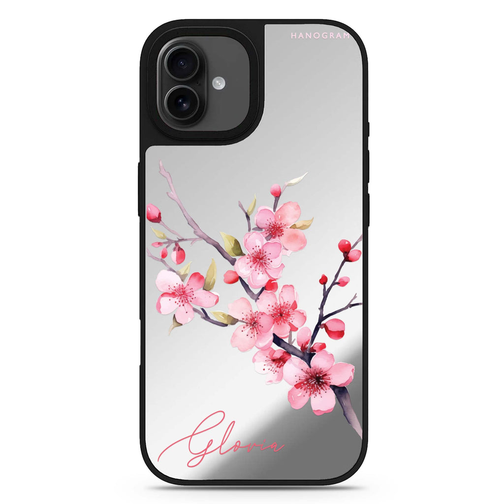 Petal Harmony iPhone 17 花卉鏡面手機殼 主圖設計