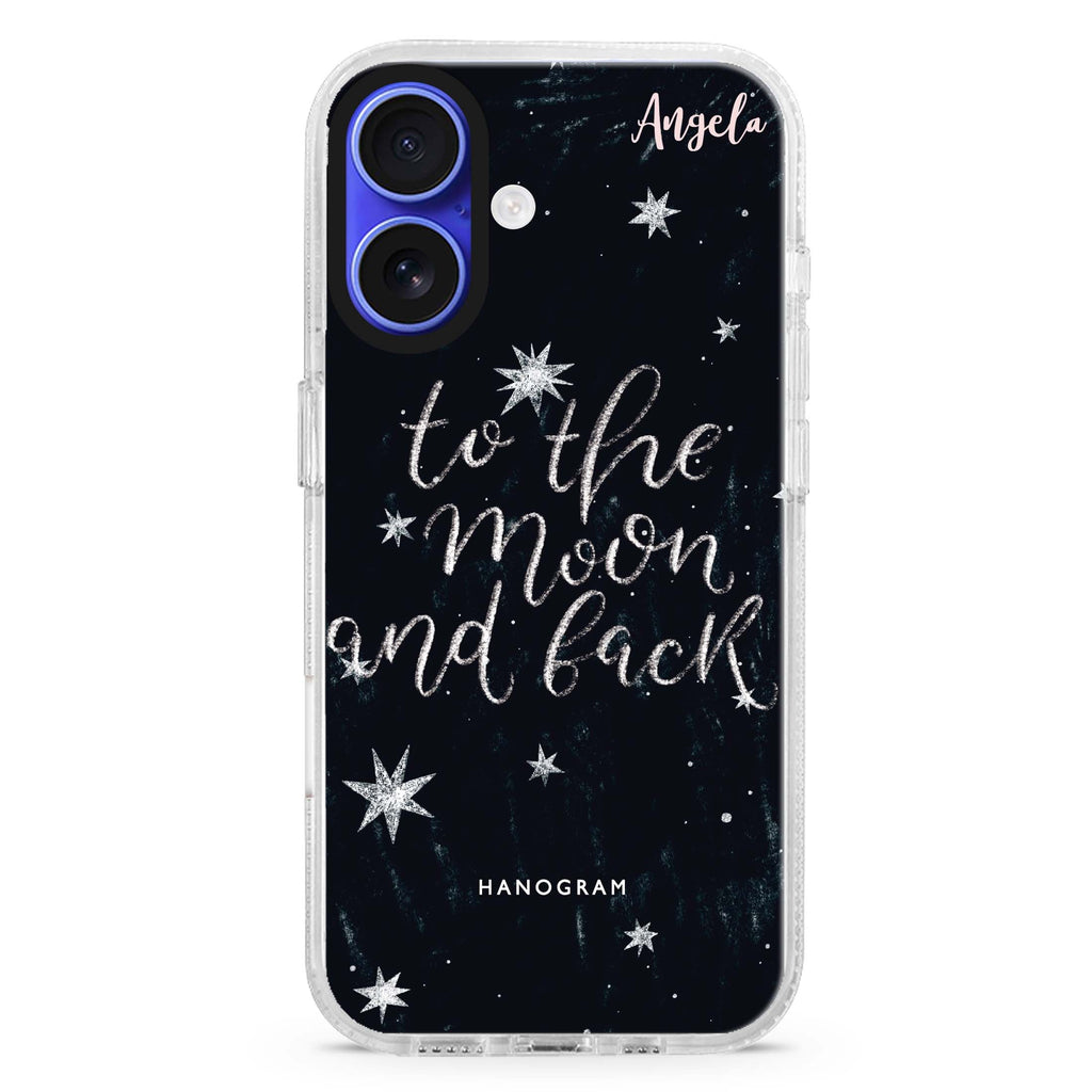 To the moon and back 水晶透明保護殼
