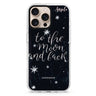 To the moon and back Magsafe 兼容水晶透明保護殼
