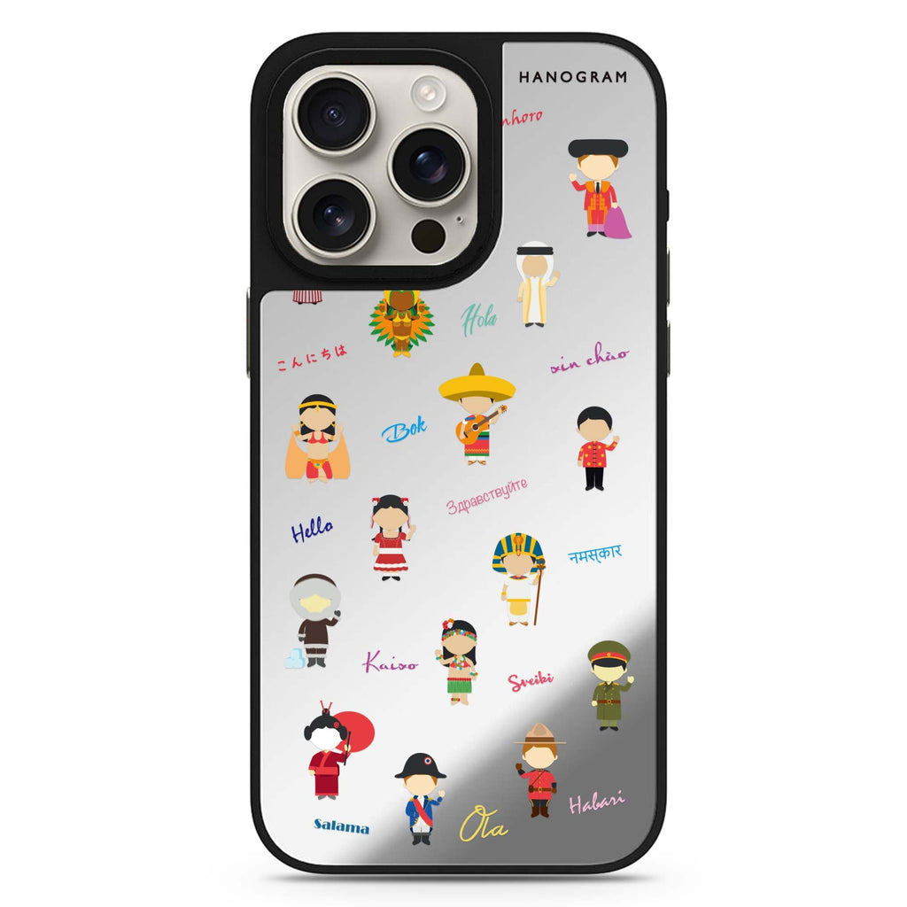 Culture People 鏡面手機殼