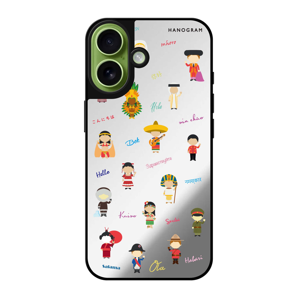 Reflective iPhone 16 Mirror Case –Culture People Design