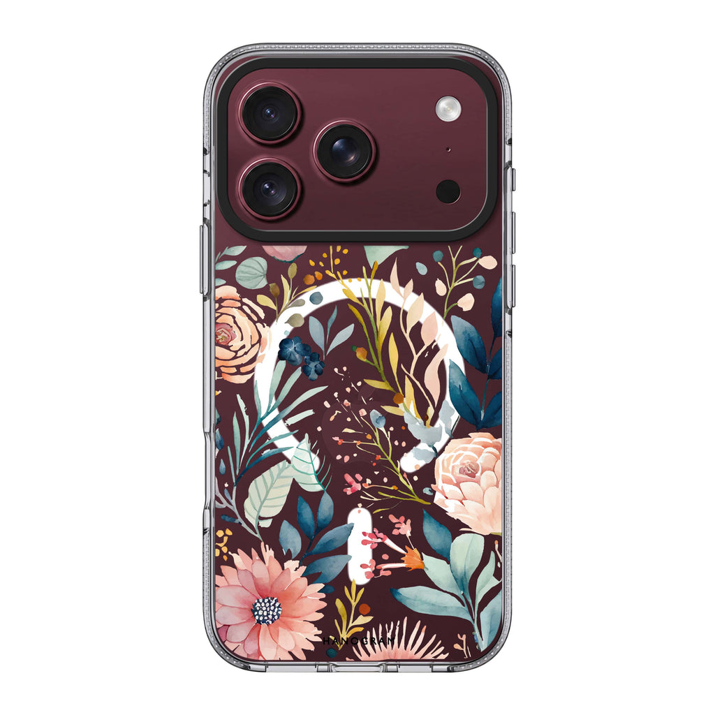 Floral Pattern 水晶透明保護殼