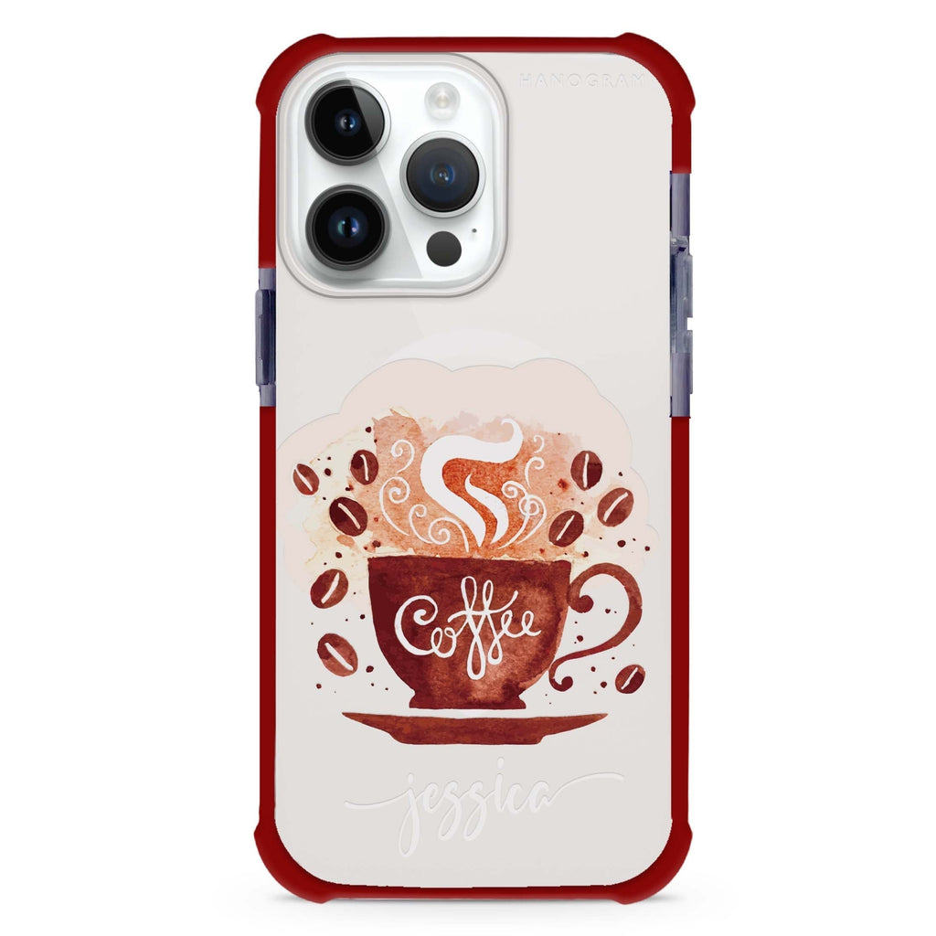 Fragrant coffee iPhone Magsafe 兼容超強防摔保護殼
