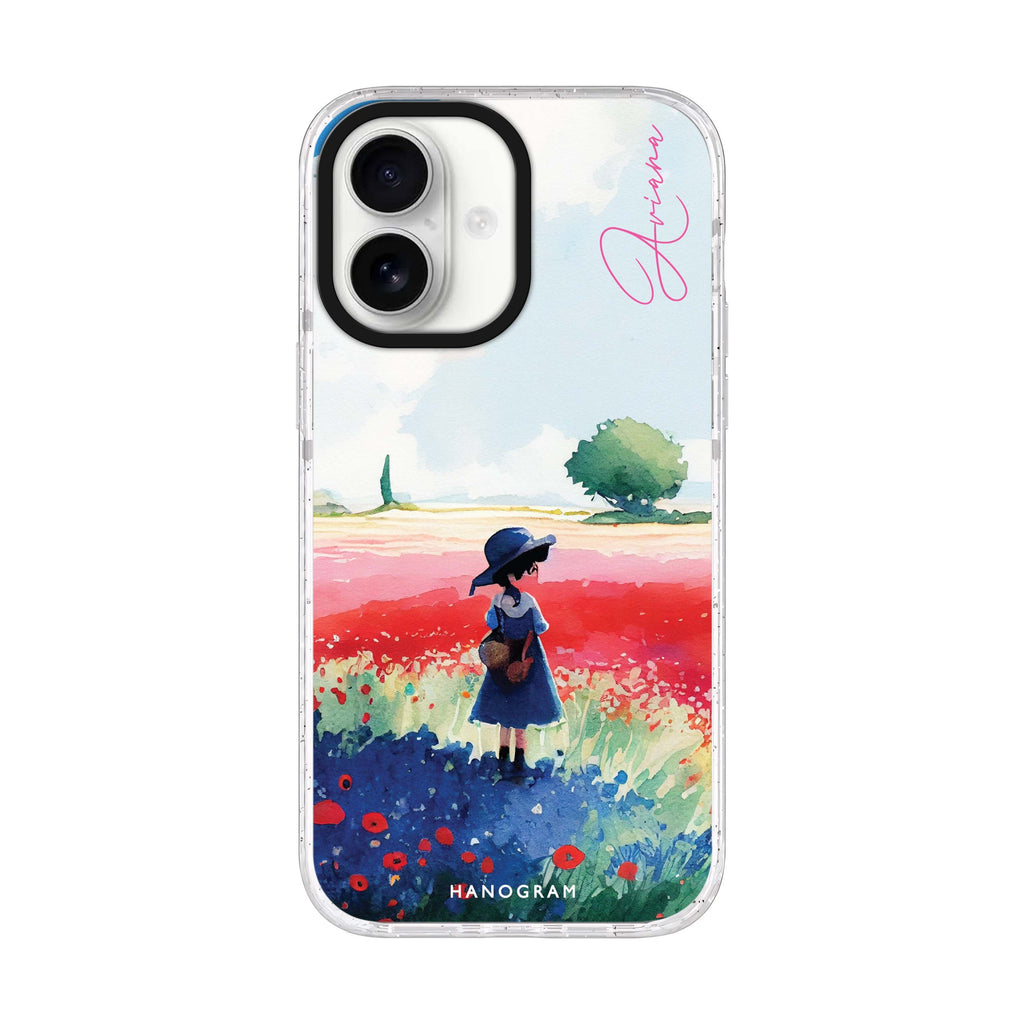 A Little Girl iPhone 17 水晶透明保護殼正面展示