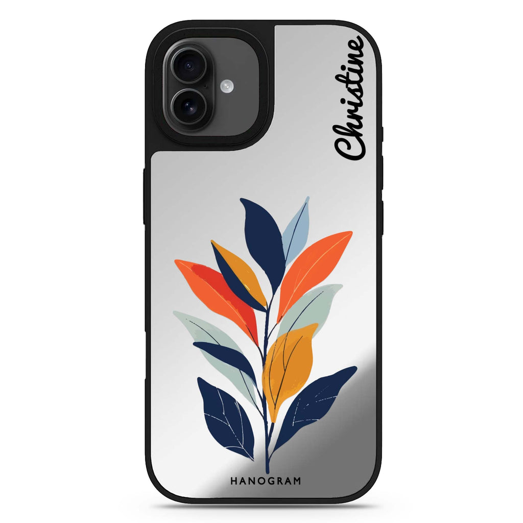 Flora Flat iPhone 17 花卉鏡面手機殼 主圖設計