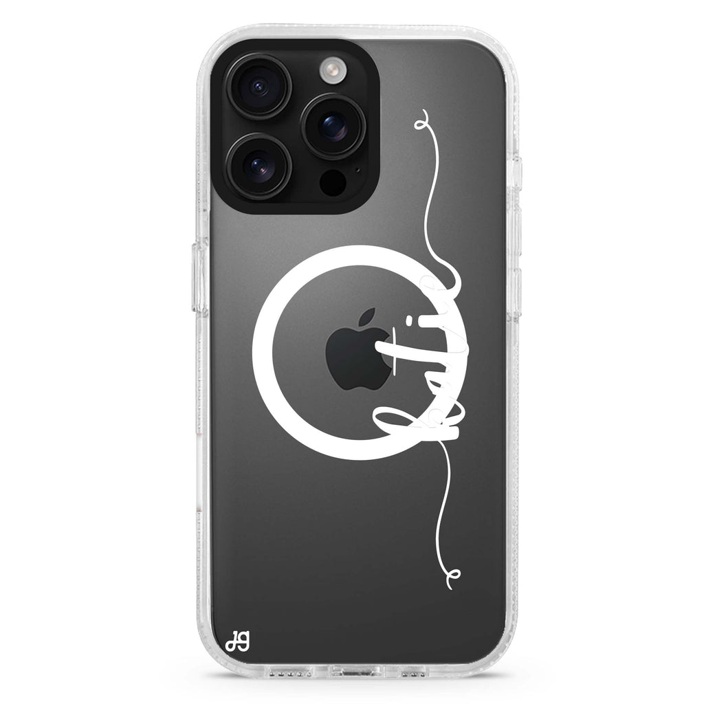 Glamorous Magsafe 兼容水晶透明保護殼