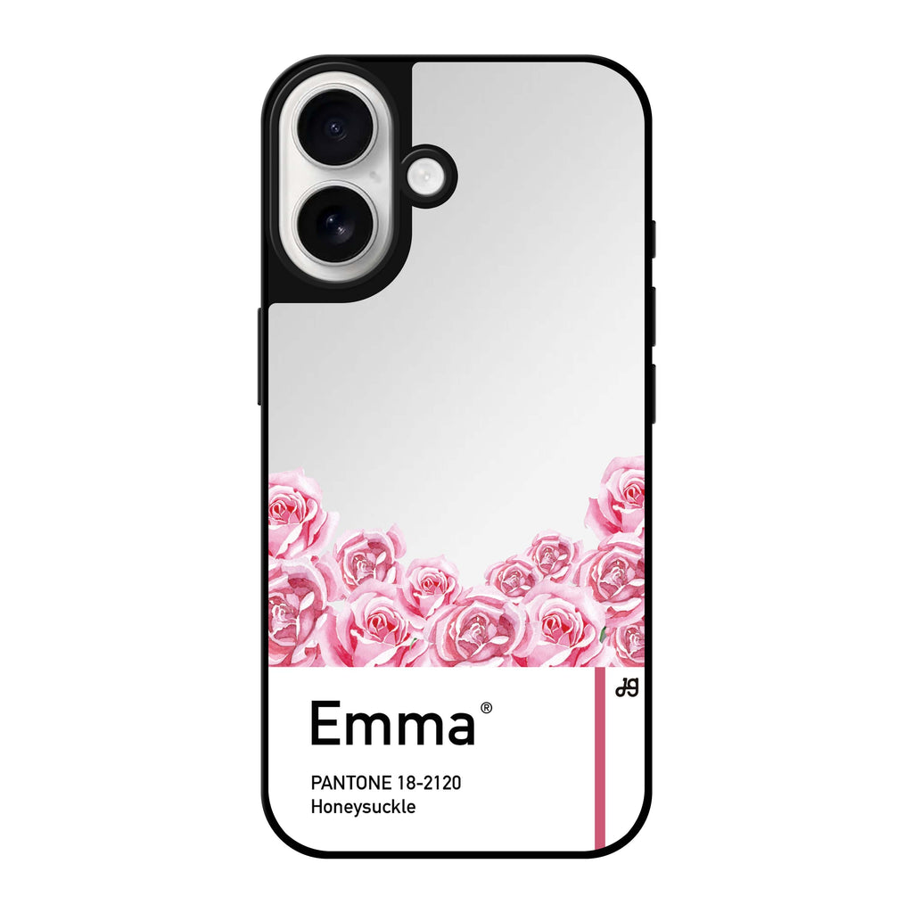 Reflective iPhone 16 Mirror Case –#18-2120 Honeysuckle I Design