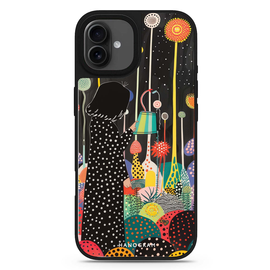 Flora Caretaker iPhone 17 花卉鏡面手機殼 主圖設計