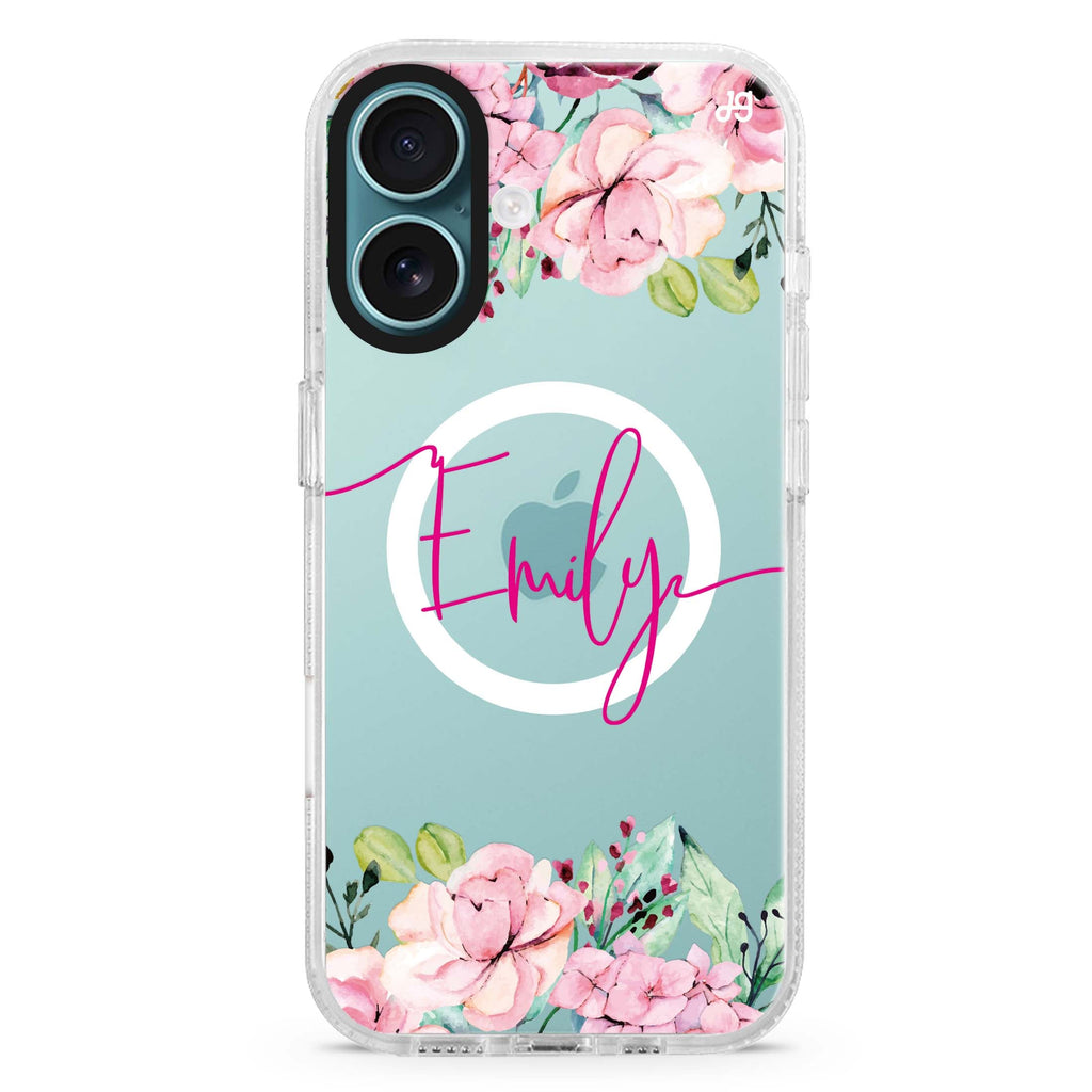 Floral Dream I Magsafe 兼容水晶透明保護殼