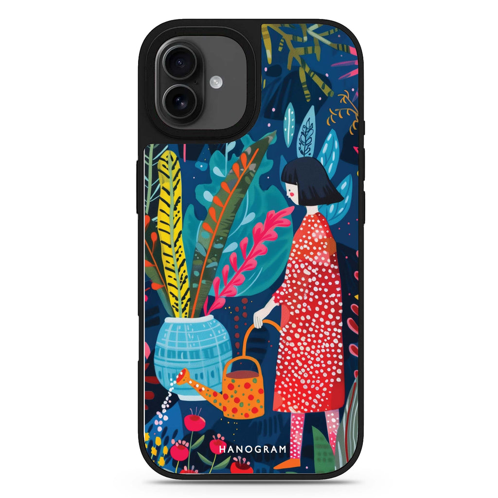 Plant Whisperer iPhone 17 鏡面手機殼 主圖設計