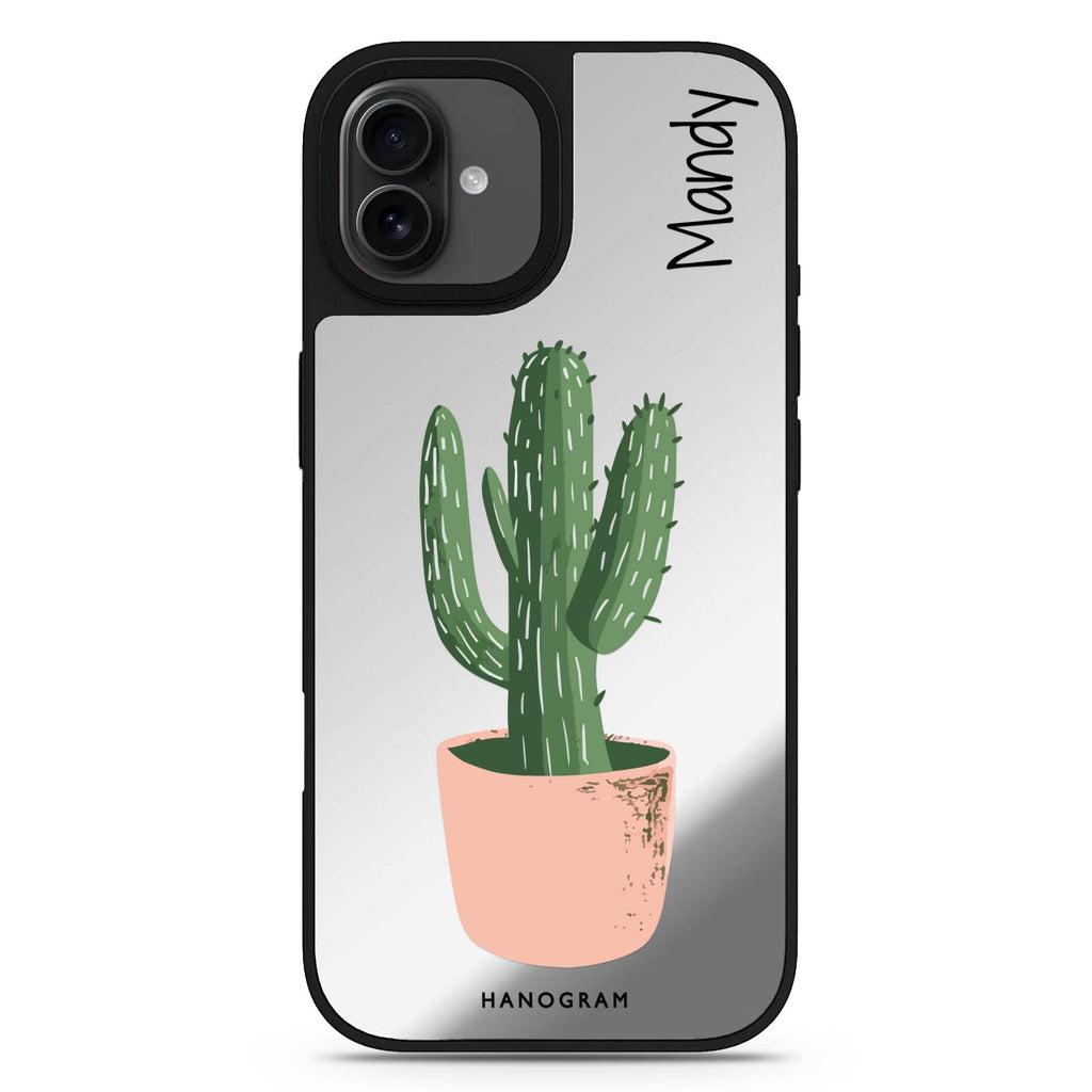 Cacti Delight iPhone 17 鏡面手機殼 主圖設計