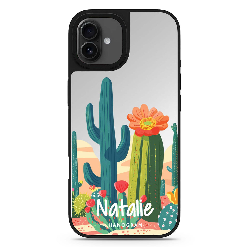 Desert Oasis iPhone 17 鏡面手機殼 主圖設計