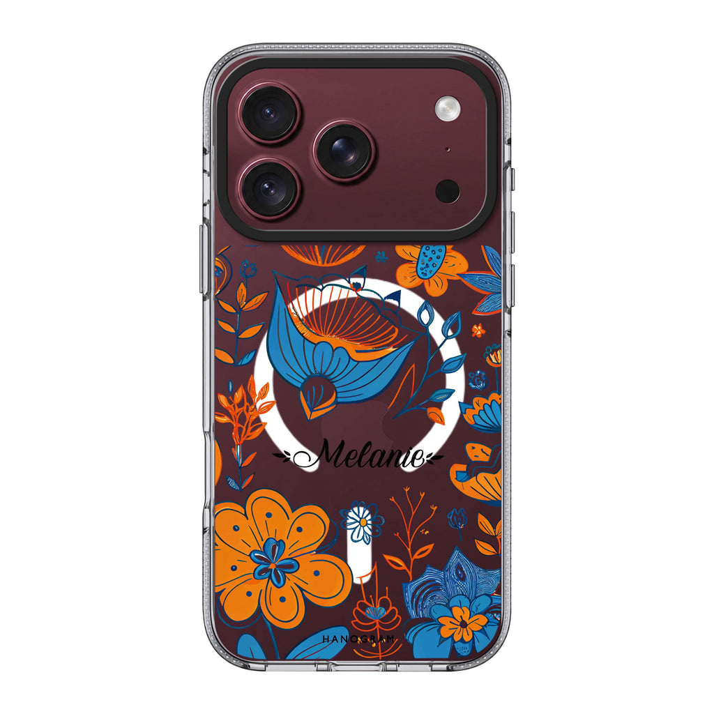 Floral Pattern 水晶透明保護殼
