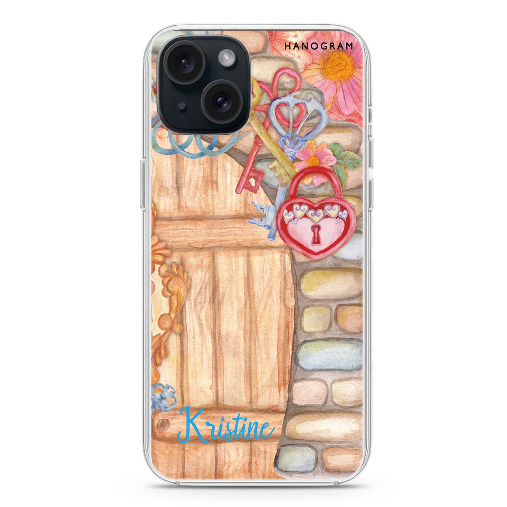 Love Castle II iPhone 15 Magsafe 兼容水晶透明保護殼
