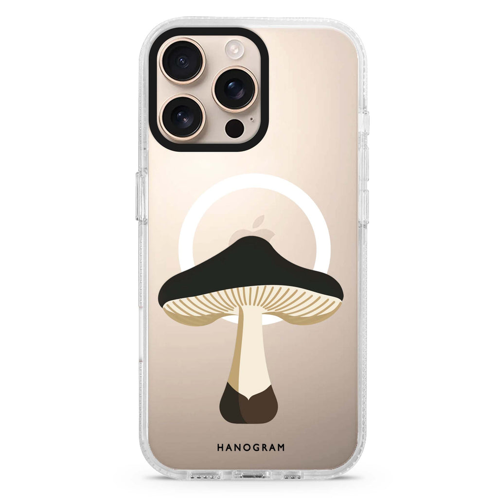 Solo Mushroom Magsafe 兼容水晶透明保護殼