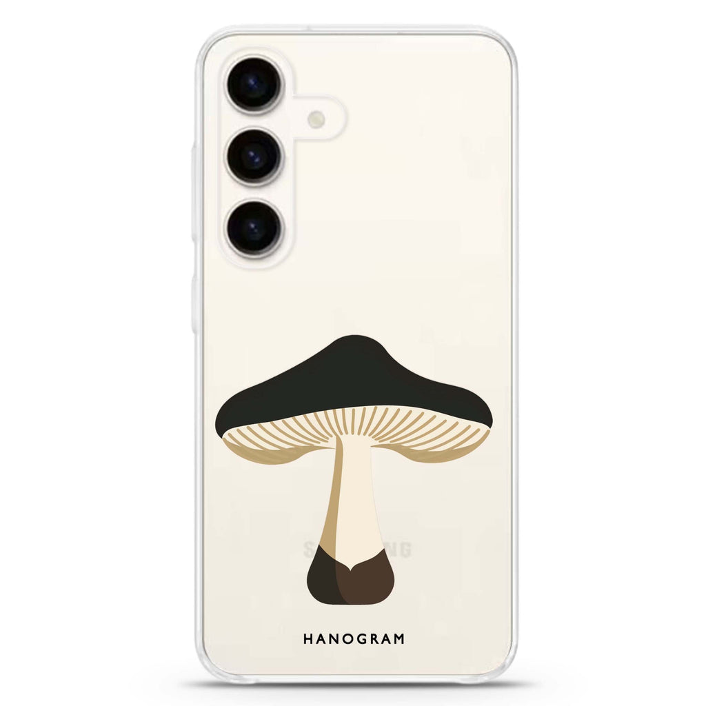 Solo Mushroom Samsung Galaxy S26/S25/S24 水晶透明保護殼正面展示