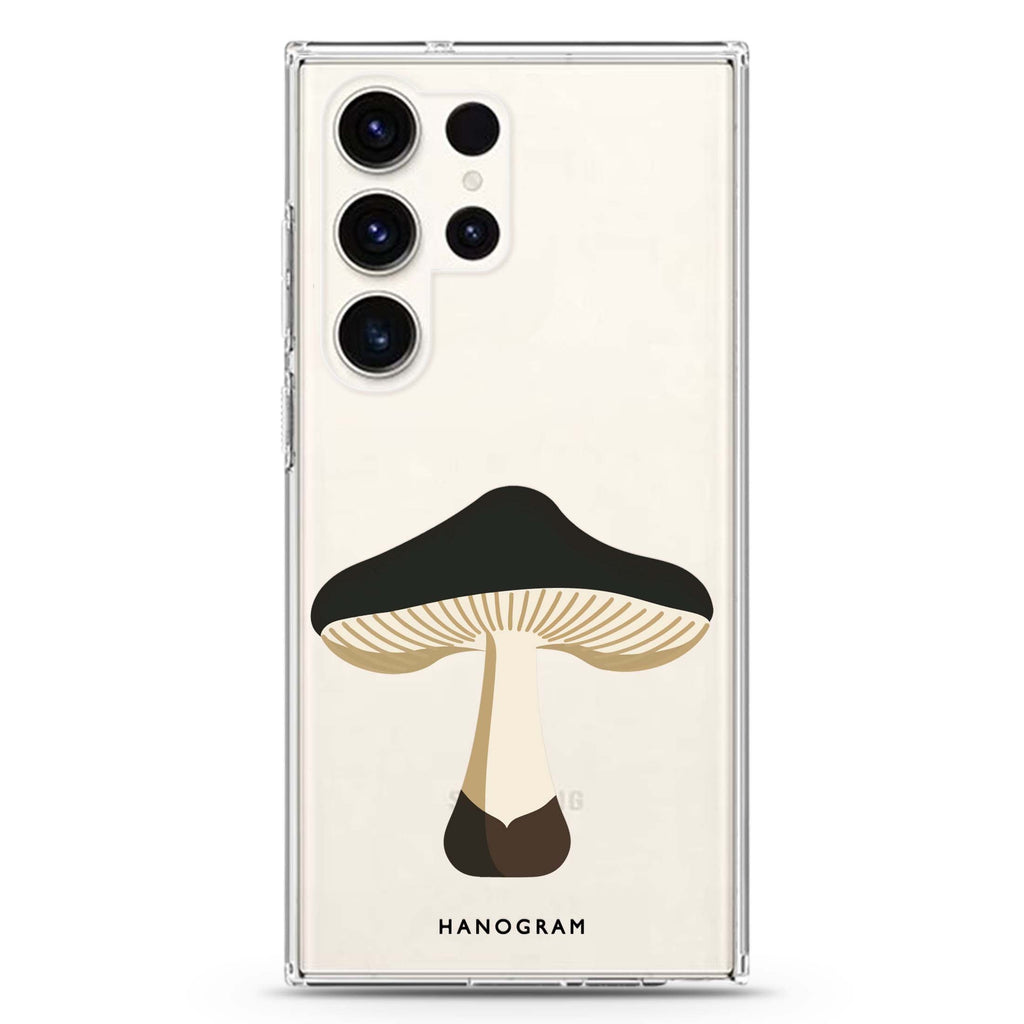 Solo Mushroom Samsung Galaxy Ultra 透明保護殼，適用 S26/S25/S24/S23 Ultra，圖1