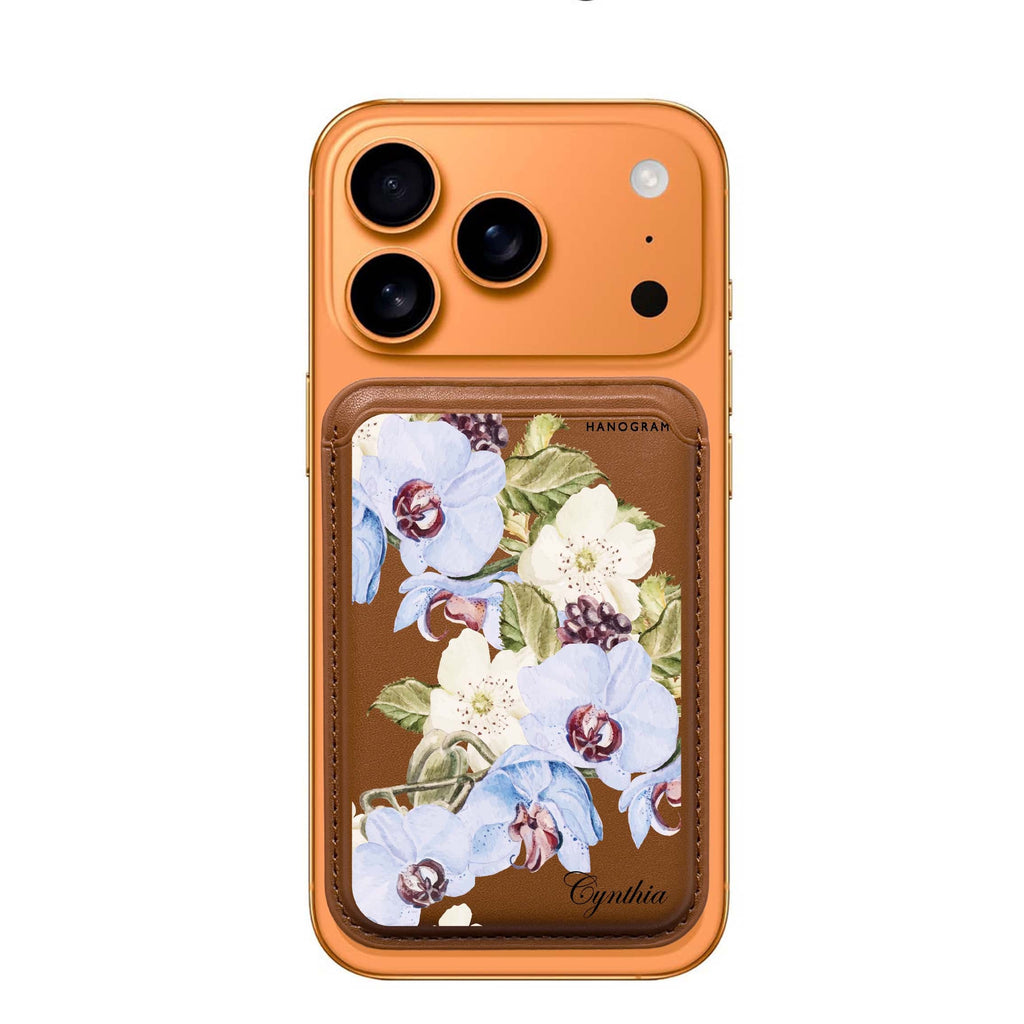 Light Blue Floral Magsafe 卡套