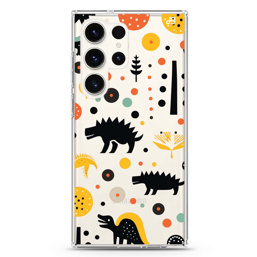 Cuddly Rex Samsung Galaxy Ultra 透明保護殼，適用 S26/S25/S24/S23 Ultra，圖1
