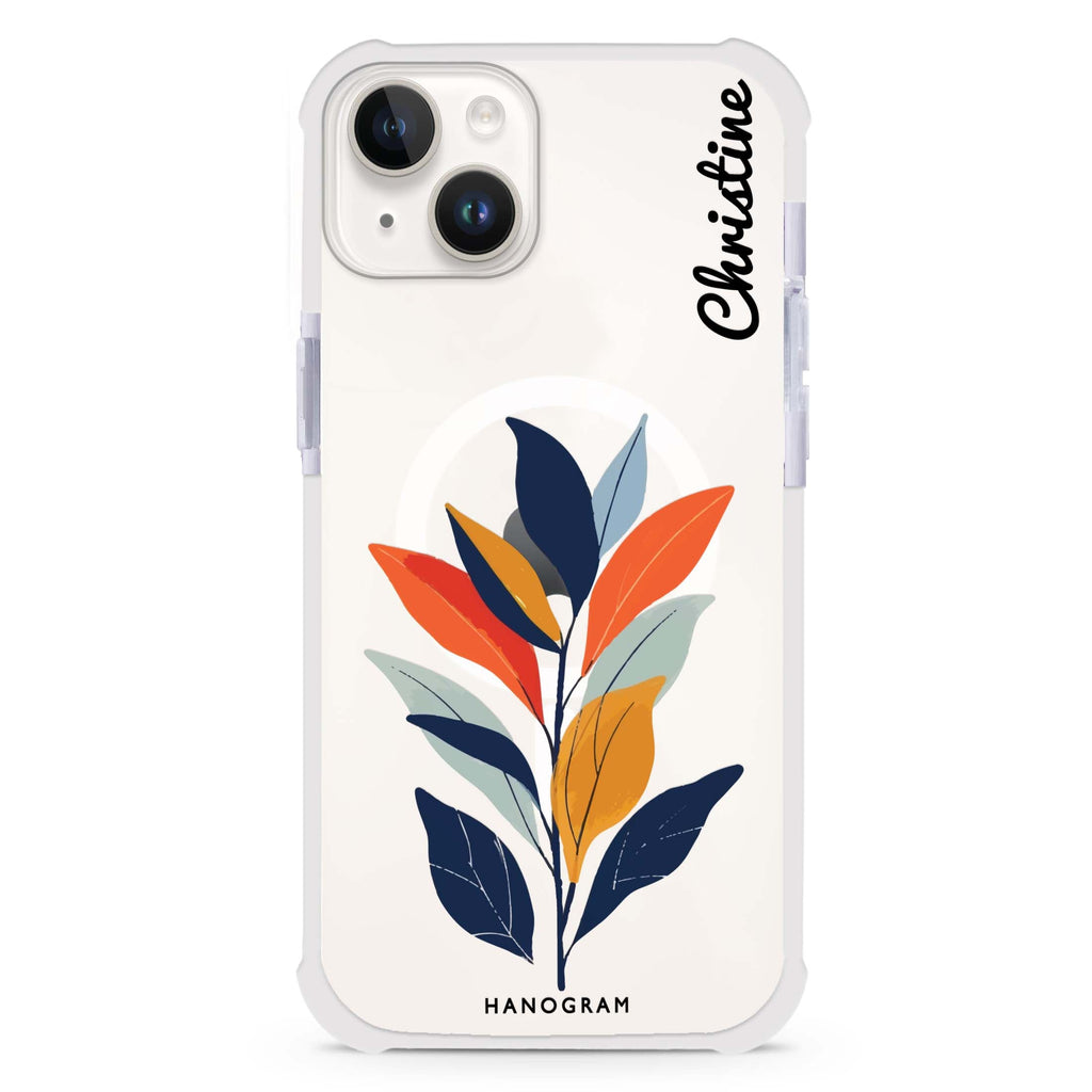 Flora Flat iPhone 15 Plus Magsafe 兼容超強防摔保護殼