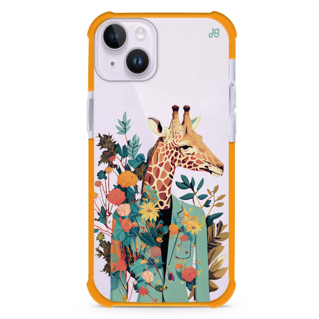 Giraffe & floral 超強防摔保護殼