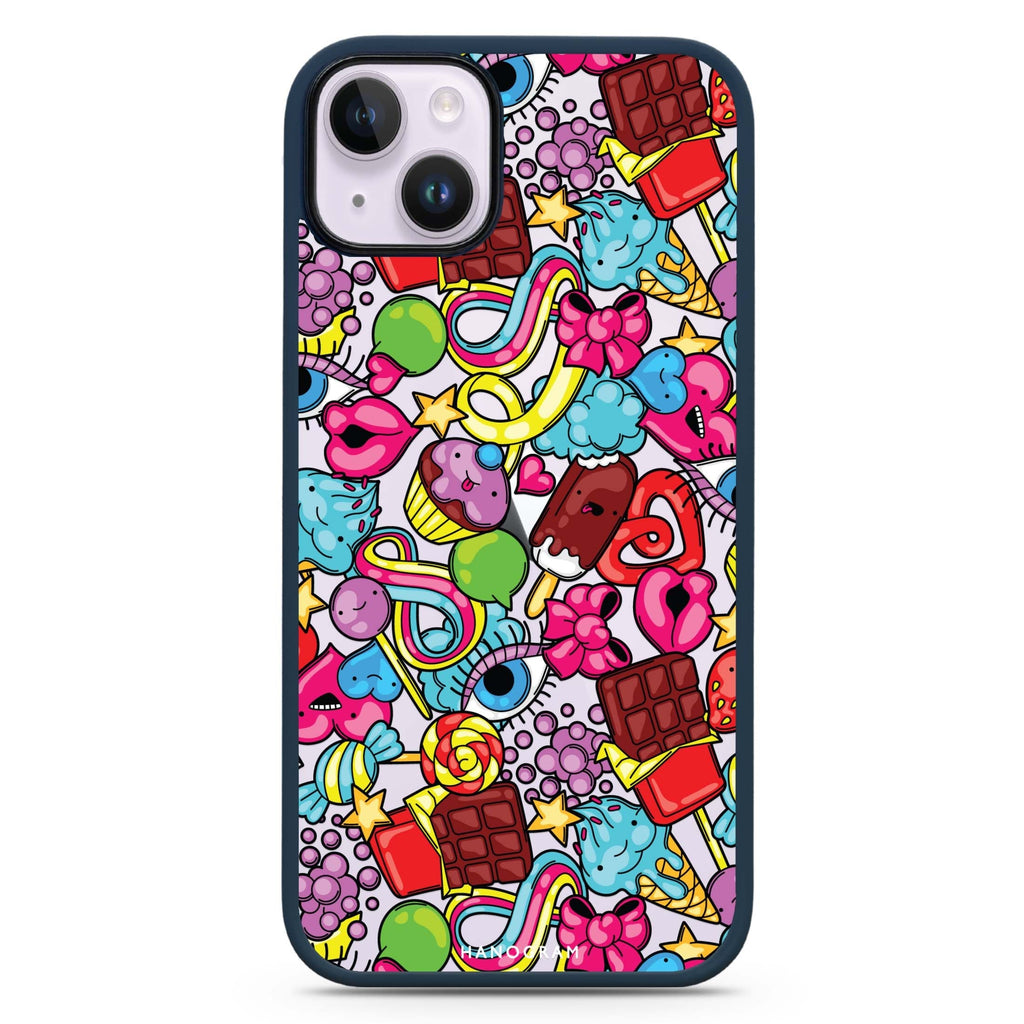 Doodle Delights iPhone 15 Plus 防衝擊保護殼