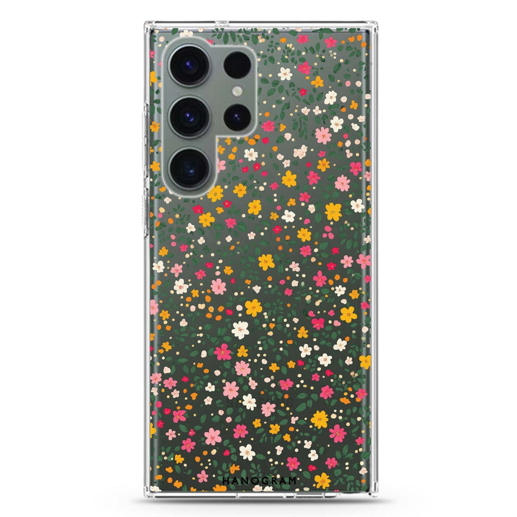 Petite Bloom Samsung Galaxy Ultra 透明保護殼，適用 S26/S25/S24/S23 Ultra，圖1